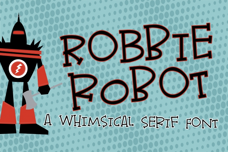 PN Robbie Robot Font Download