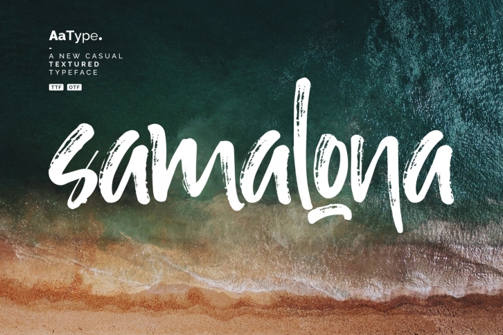 Samalona Casual Textured Font Font Download