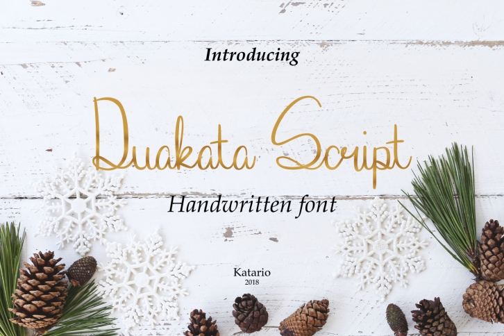 Duakata Script Font Download