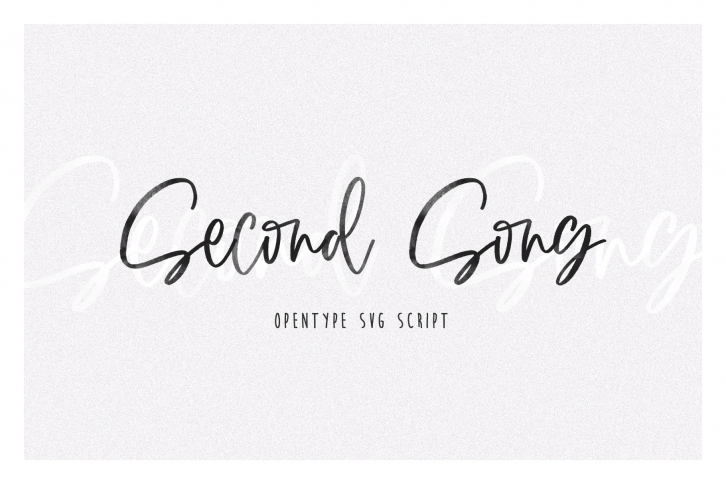 SECOND SONG SVG Font Download