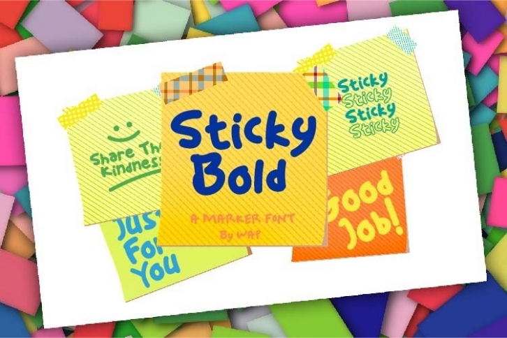 Sticky Bold Font Download