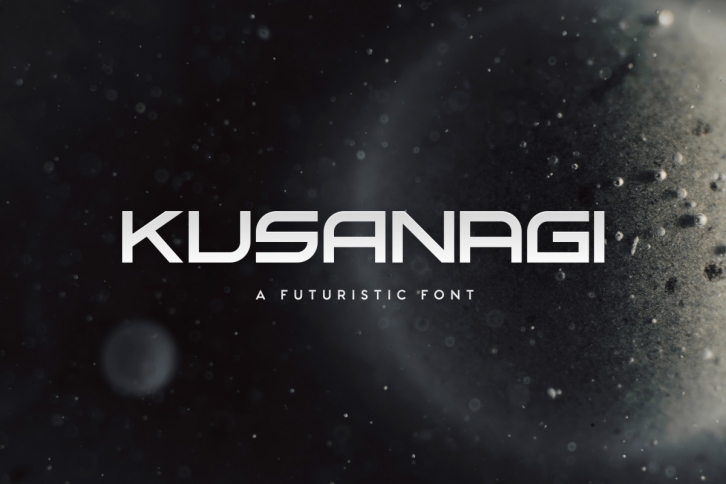 Kusanagi - Futuristic Font Font Download