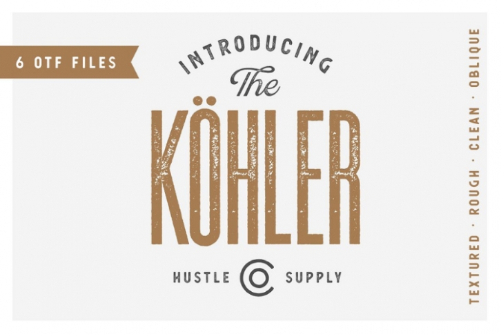 Ku00f6hler | Ultra Condensed Family - Font Family Font Download