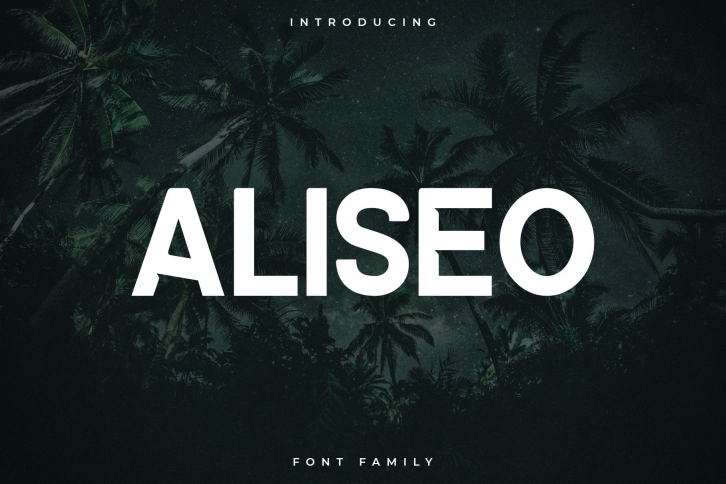 Aliseo Font Family - Sans Serif Font Download