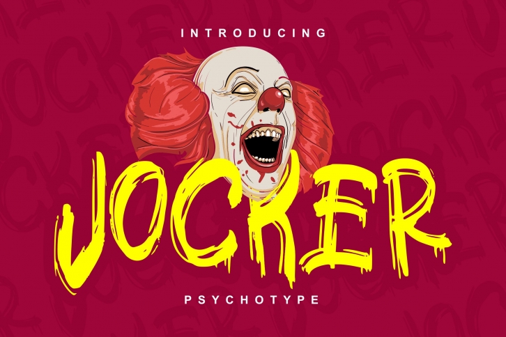 Jocker | Psychotype Font Theme Font Download