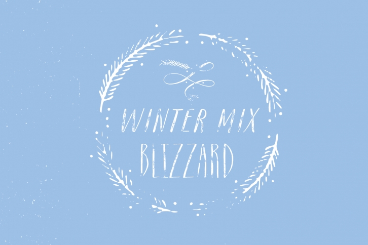 Winter Mix Blizzard Font Download