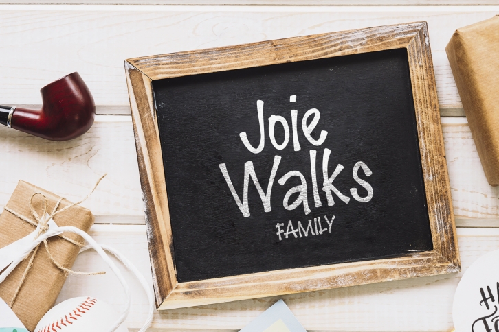 Joie Walks Family Font Download