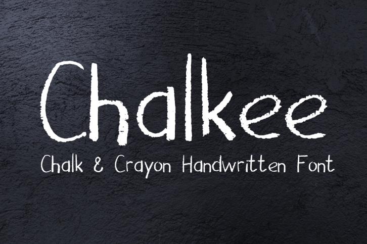 Chalkee - English and Russian Chalk Handwritten Font Font Download