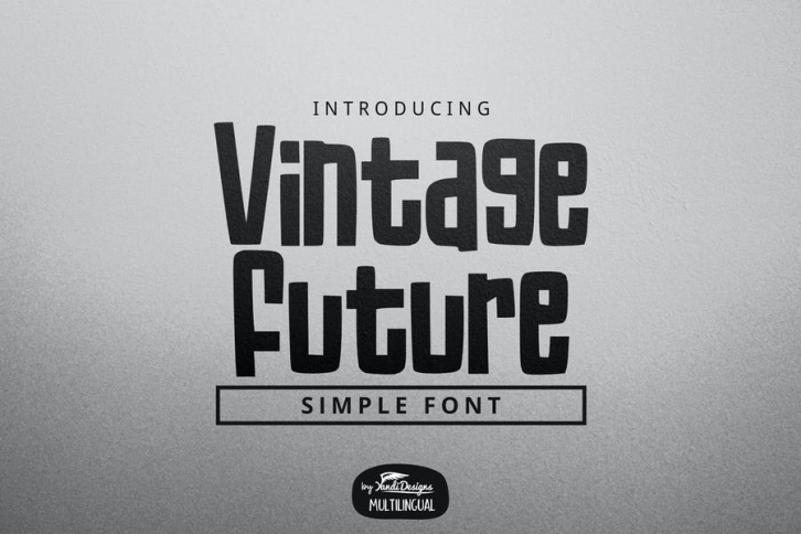 Vintage Future Font Font Download