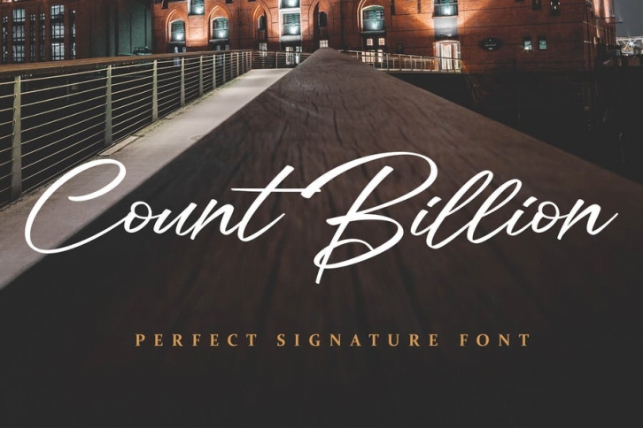 Count Billion Font Download