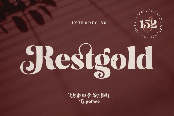 Restgold Serif Font Font Download