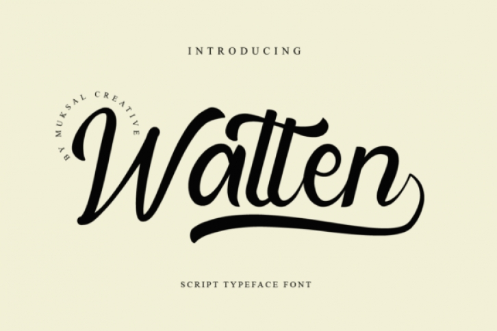 Watten Font Download