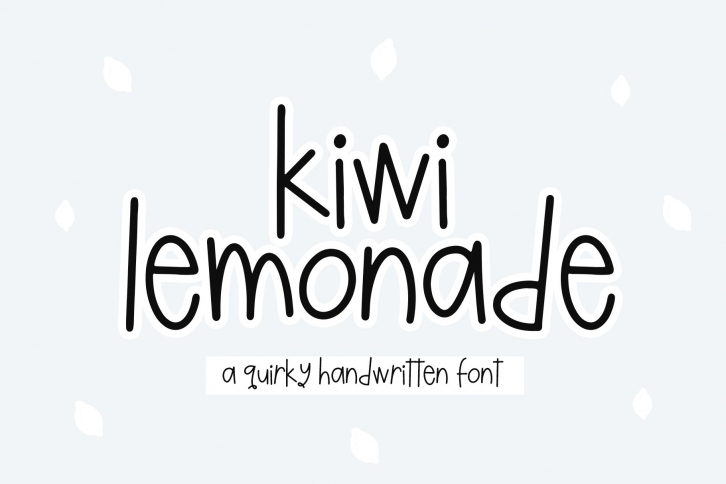 Kiwi Lemonade - A Quirky Handwritten Font Font Download