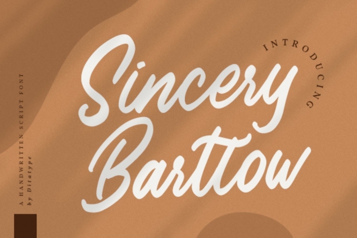 Sincery Bartlow Font Download