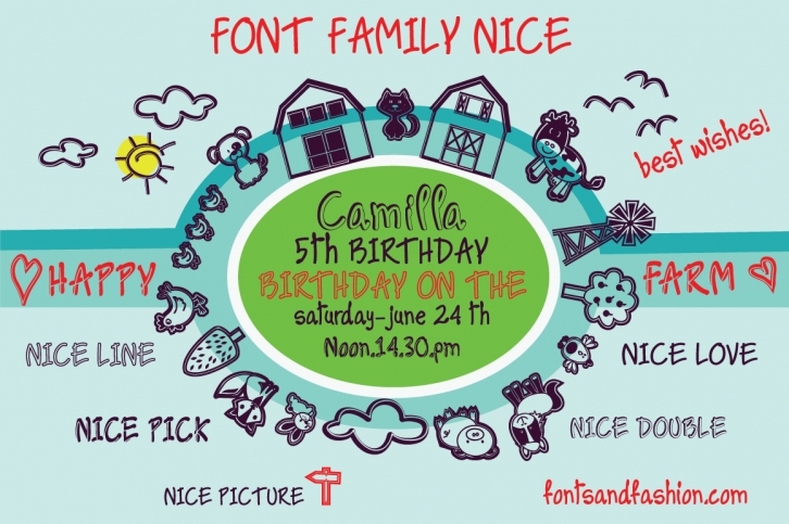 NICE family Font Download