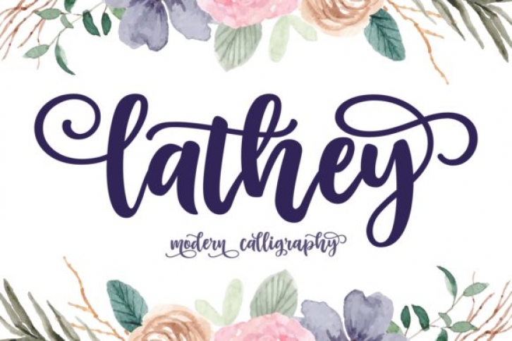Lathey Font Download