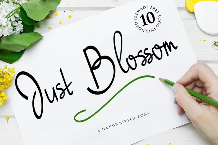 Just Blossom Font Download