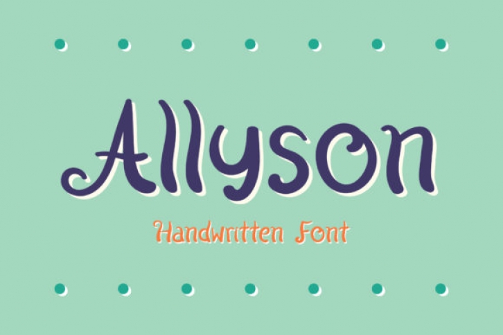 Allyson Font Download