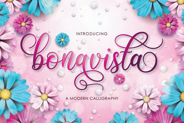 Bonavista|Beauty script Font Download