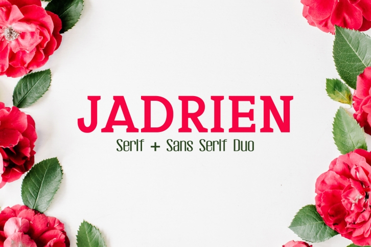 Jadrien Serif + Sans Duo 5 Font Pack Font Download