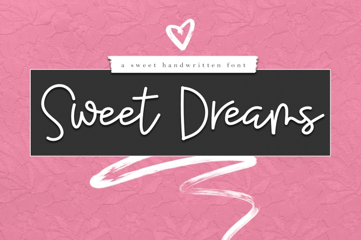 Sweet Dreams - Handwritten Script Font Font Download
