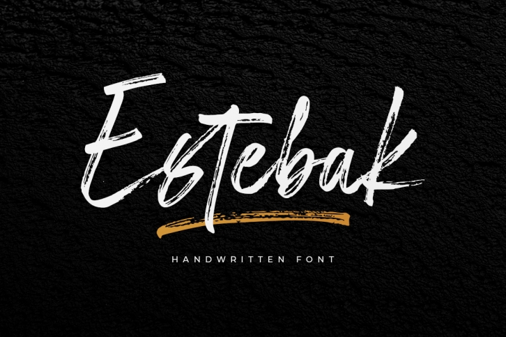 Estebak Brush Font Font Download
