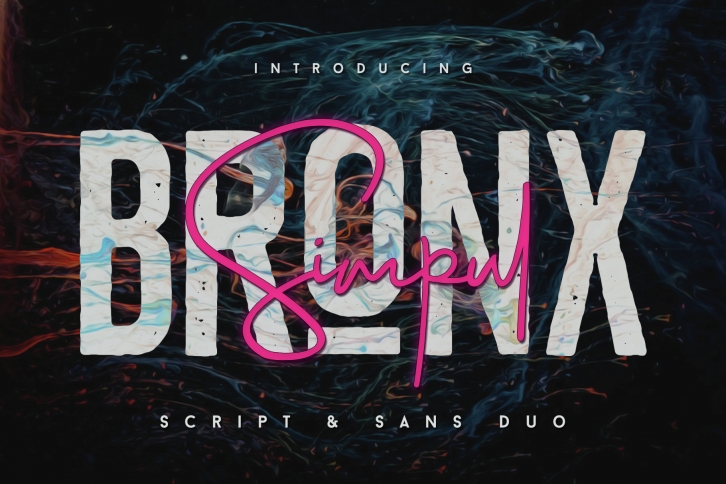 Bronx Simpul Sans-Script Font Duo Font Download