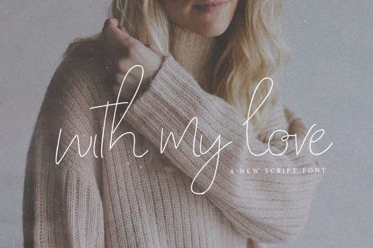 With My Love Script Font Font Download
