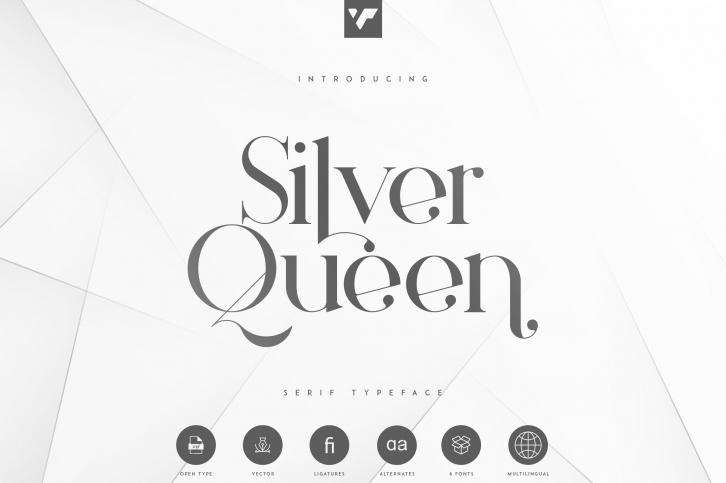 Silver Queen - Serif Typeface Font Download