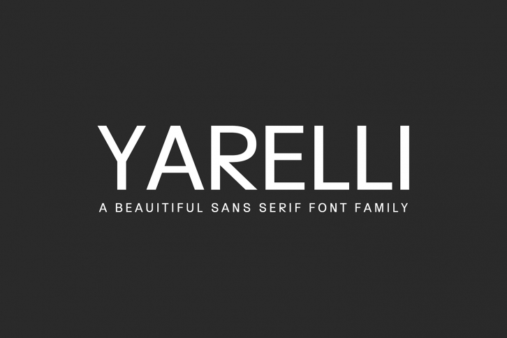 Yarelli Sans Serif Font Family Font Download