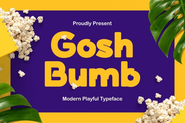 Goshbumb - Modern Playful Typeface Font Download