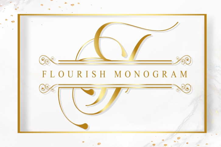 Flourish Monogram Font Download