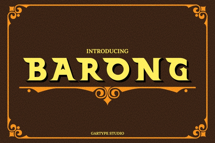 Barong Font and Bonus Font Download