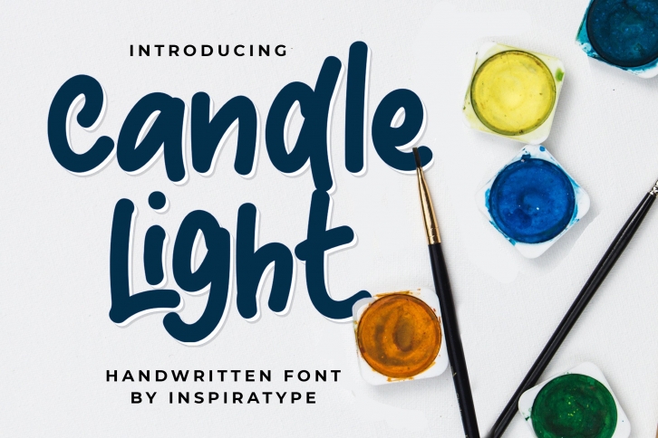 Candle Light - Handwritten Font Font Download