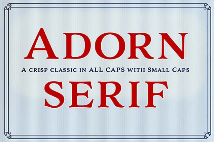 Adorn Serif Font Download