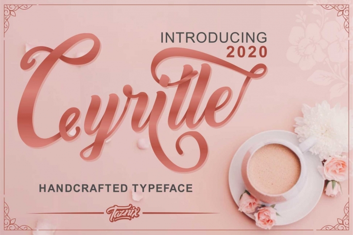 Cyrille Handcrafted Typeface Font Download