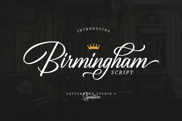 Birmingham - Signature Script Font Download