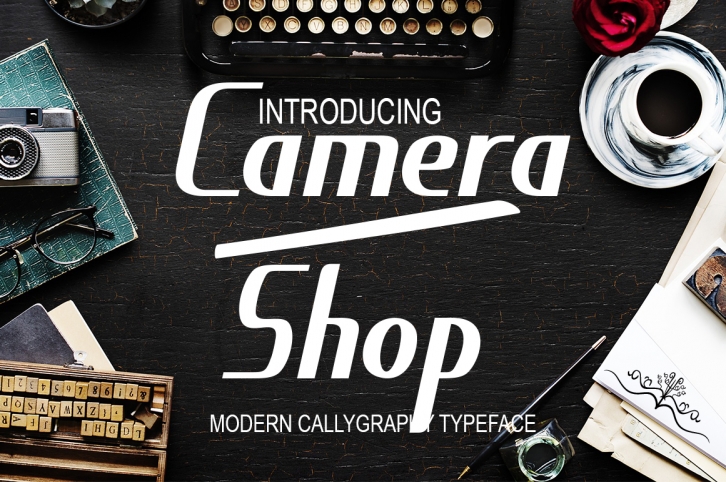 Camera shop Font Download