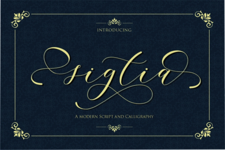 Sigtia Font Download