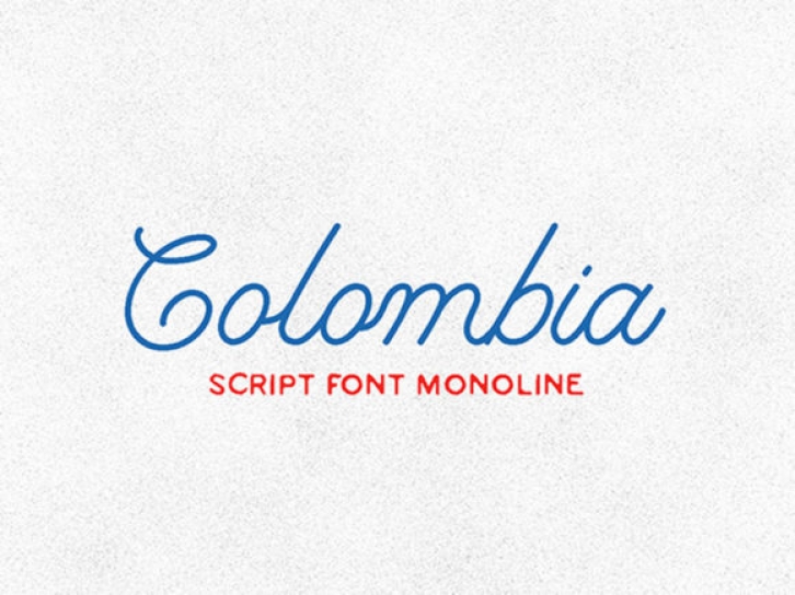 Colombia Font Download