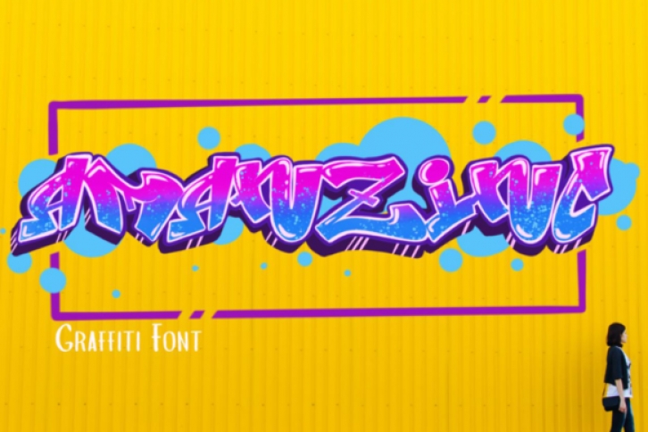 Amanzinc Graffiti Font Download