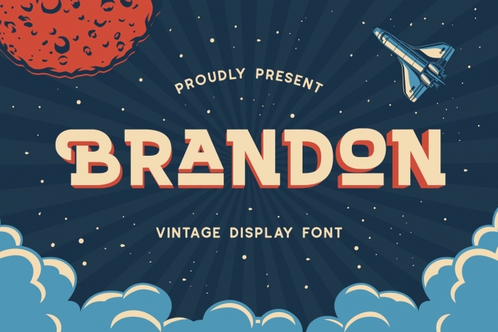 Brandon - Vintage Display Font Font Download