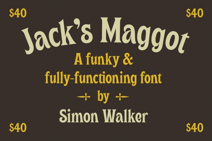 Jackâ€s Maggot Font Download