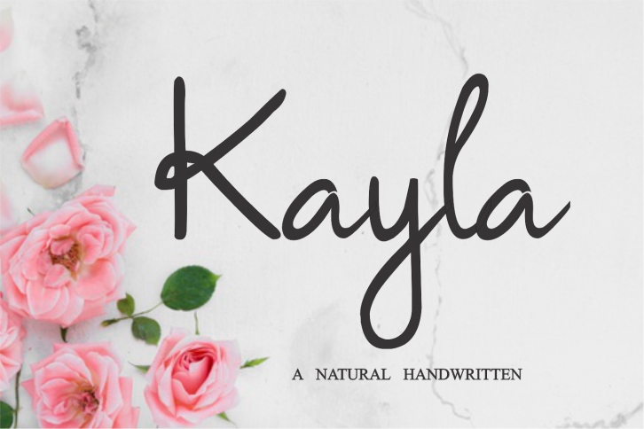 Kayla - Handwritten Font Font Download