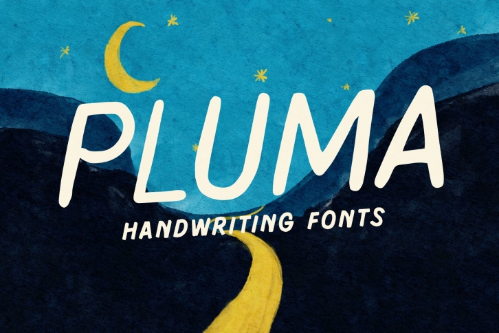 Pluma Handwriting Font Download