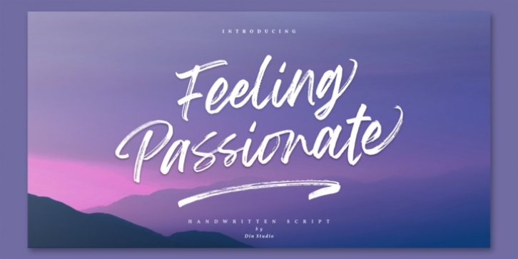 Feeling Passionate Font Download