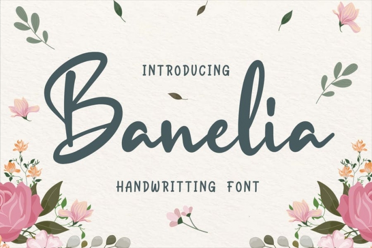 Banelia Handwritting Font Font Download