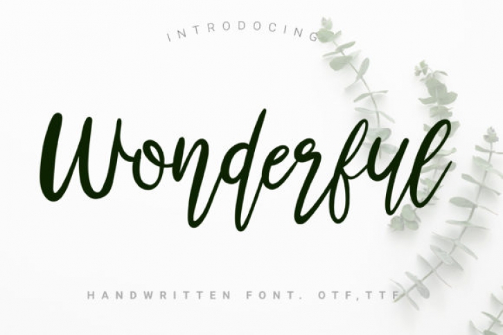 Wonderful Font Download