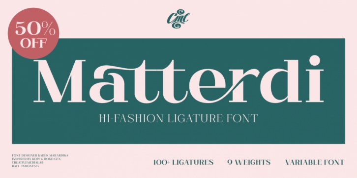 Matterdi Font Download