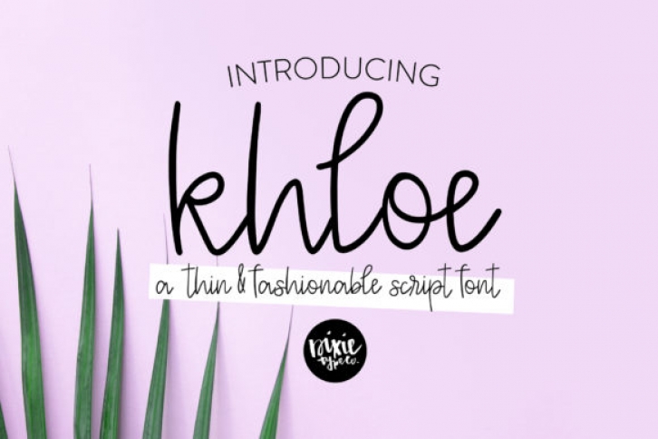 Khloe Font Download